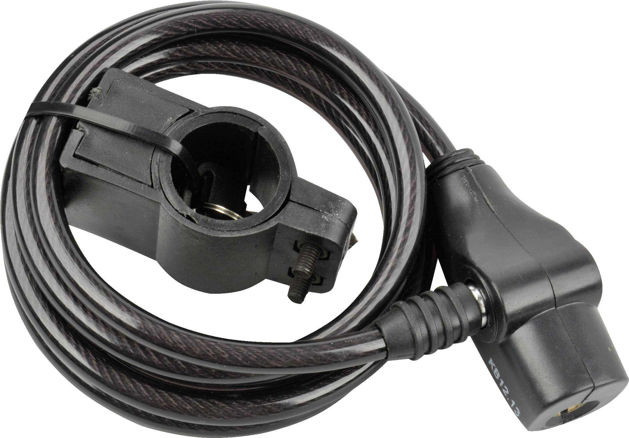 FISCHER FAHRRAD 85849 Steel cable lock Black Key lock