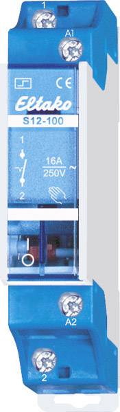 Impulse changeover switch DIN rail Eltako S12-100-12V DC 1 maker 12 V 10 A 2300 W 1 pc(s)