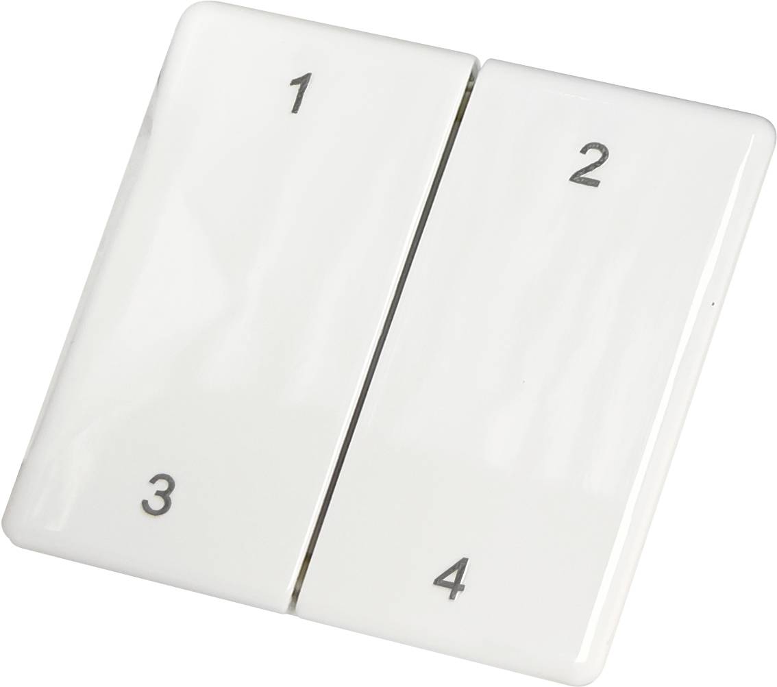 FMH4-wg Eltako Wireless Remote control 4-channel Structure, Surface-mount Max. range (open field) 30 m