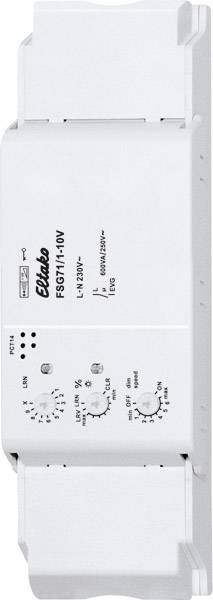 FSG71/1-10V Eltako Wireless Dimmer actuator Surface-mount Switching capacity (max.) 600 W Max. range (open field) 30 m