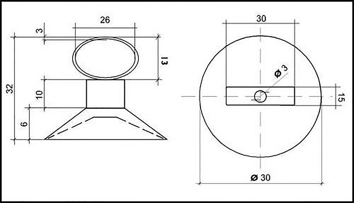 Kash Suction cup 11S048 Clear, Transparent