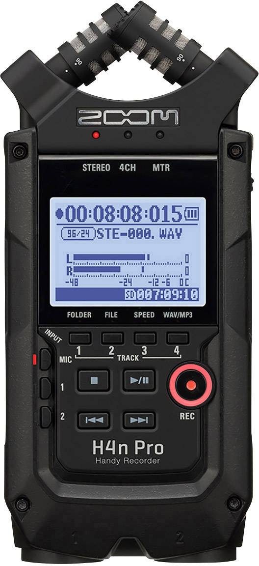 Zoom H4nPro Portable audio recorder Black