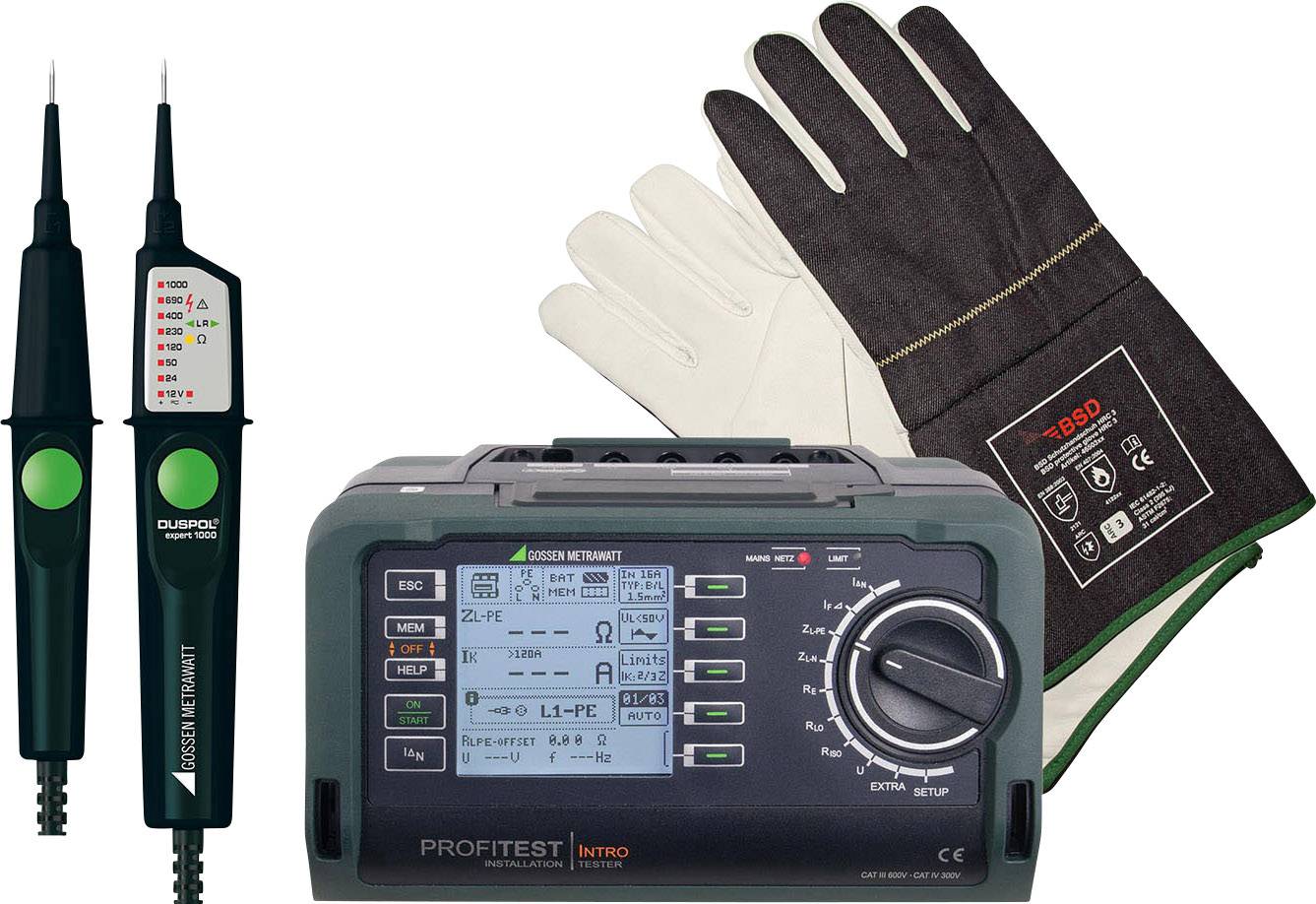 Gossen Metrawatt Electrical tester set