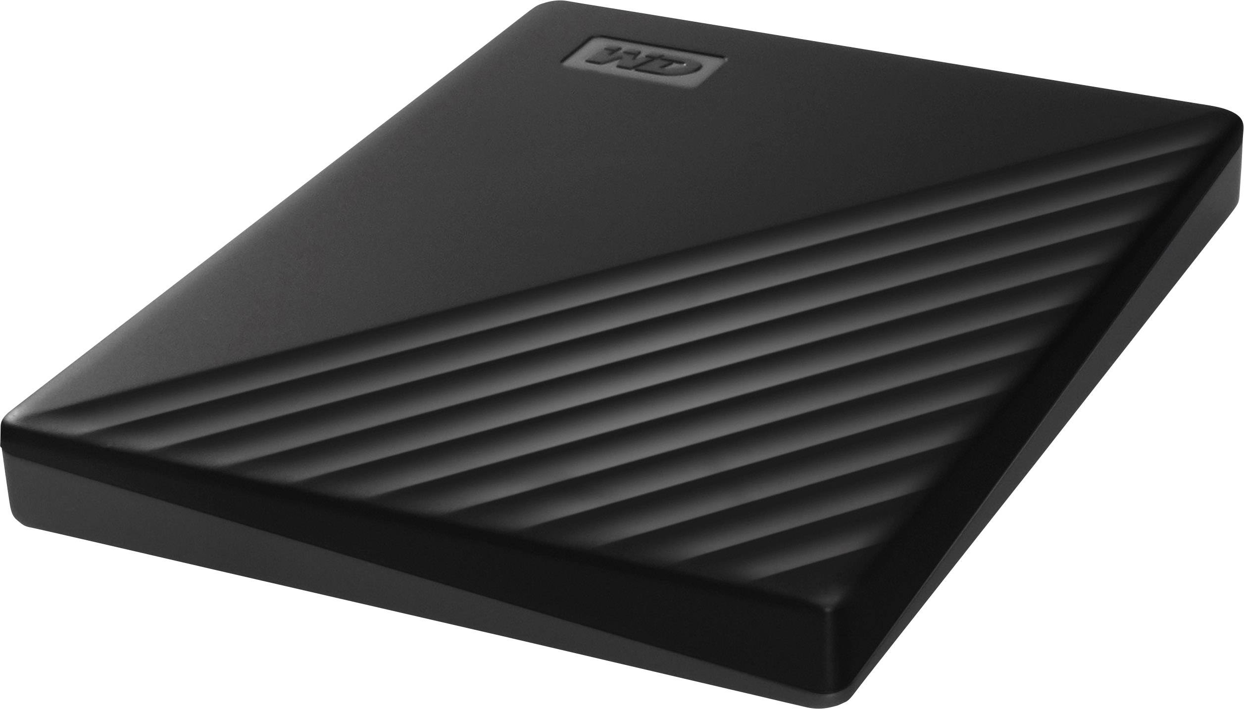 WD My Passport 2 TB 2.5" external hard drive USB A (USB 3.2 1st gen) Black WDBYVG0020BBK-WESN