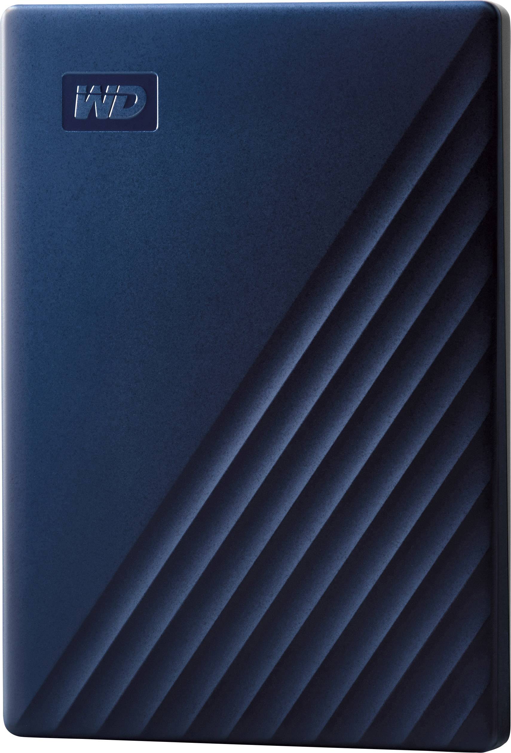 WD My Passport for Mac 4 TB 2.5" external hard drive USB C® Blue WDBA2F0040BBL-WESN