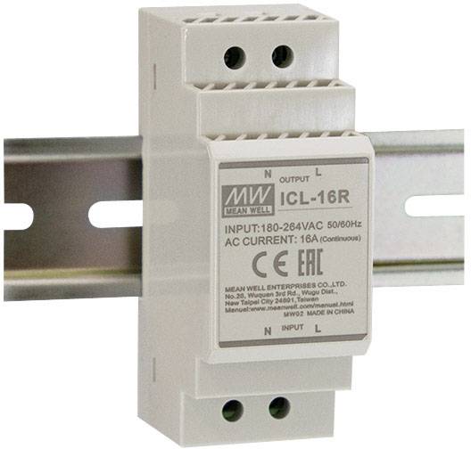 MEAN WELL ICL-16R MEANWELL inrush current limiter series: ICL-16R/L for inductive and capacitive loads Grey Protection class II