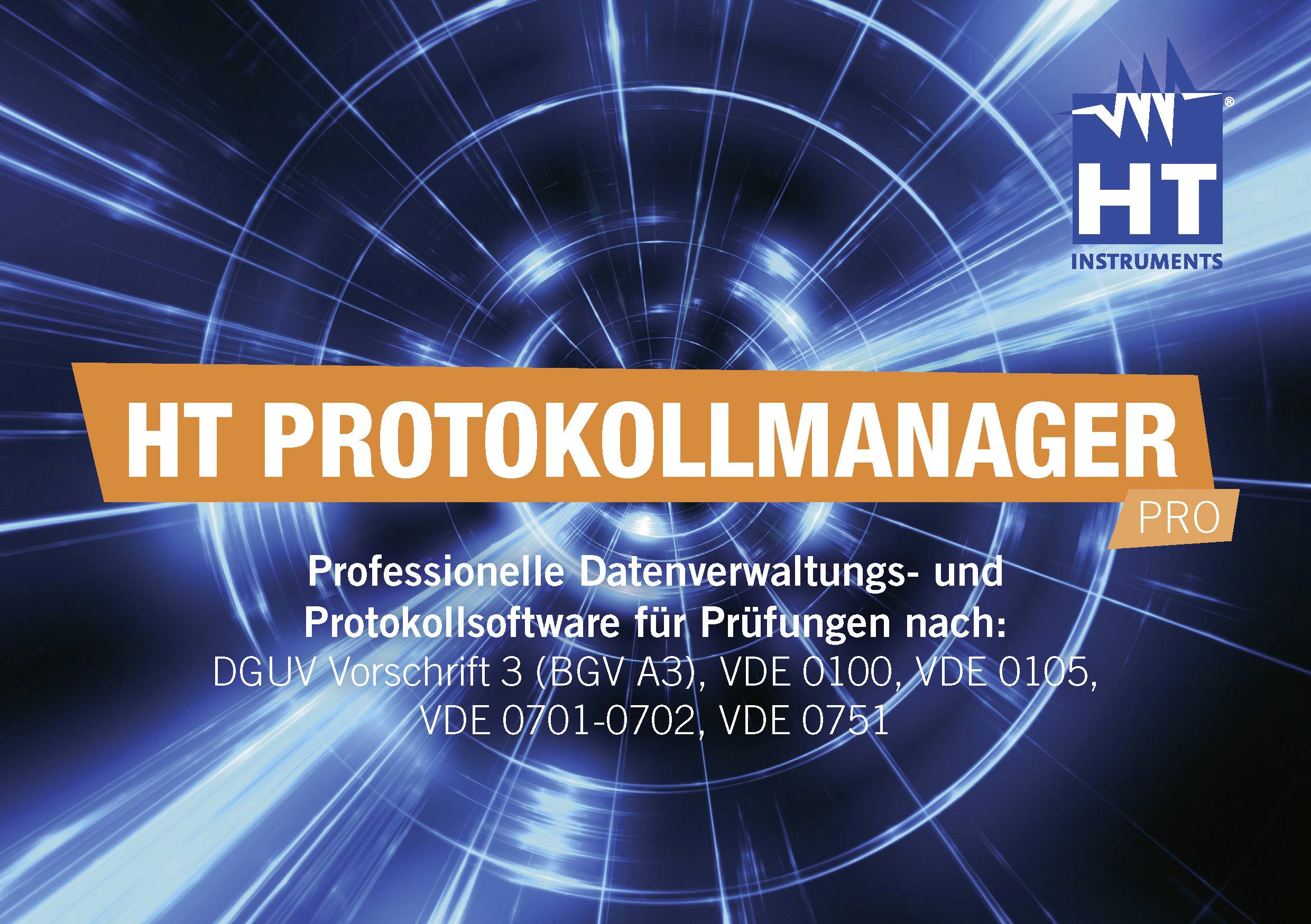 HT Protocol Manager: Software for Professional Data Management and Protocol Creation in Accordance with DGUV and VDE Regulations.