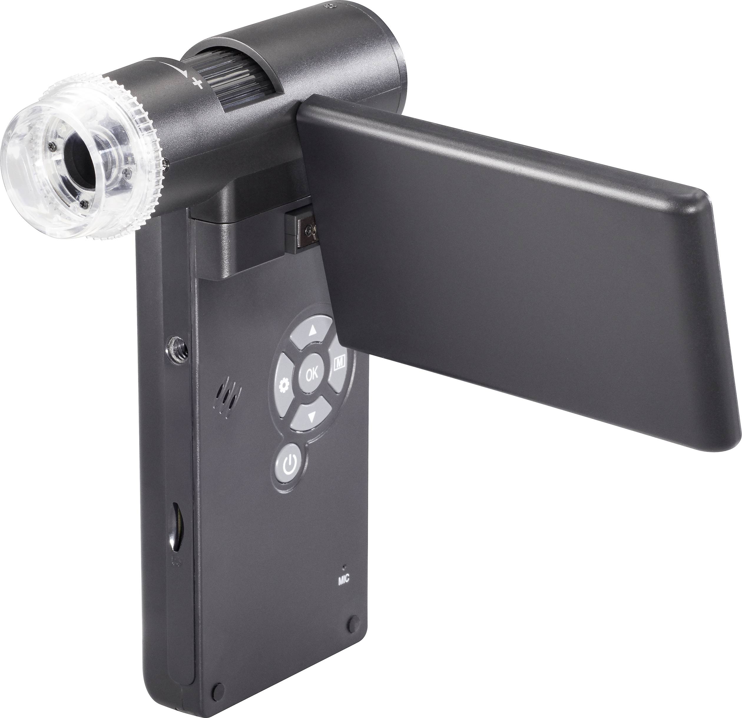TOOLCRAFT Microscope camera with monitor 12 MP 300 x Digital zoom (max.): 4 x