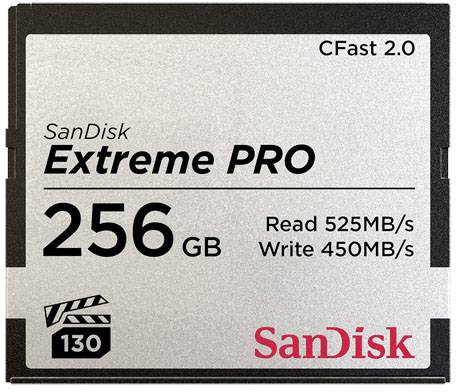 SanDisk Extreme PRO® CFast® card 256 GB