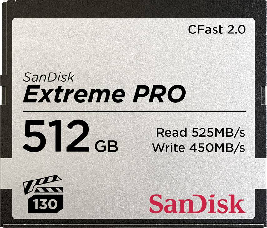 SanDisk Extreme PRO® CFast® card 512 GB