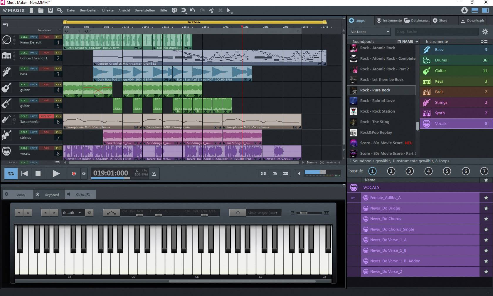 Magix Music Maker Performer Edition Full version, 1 license Windows Music