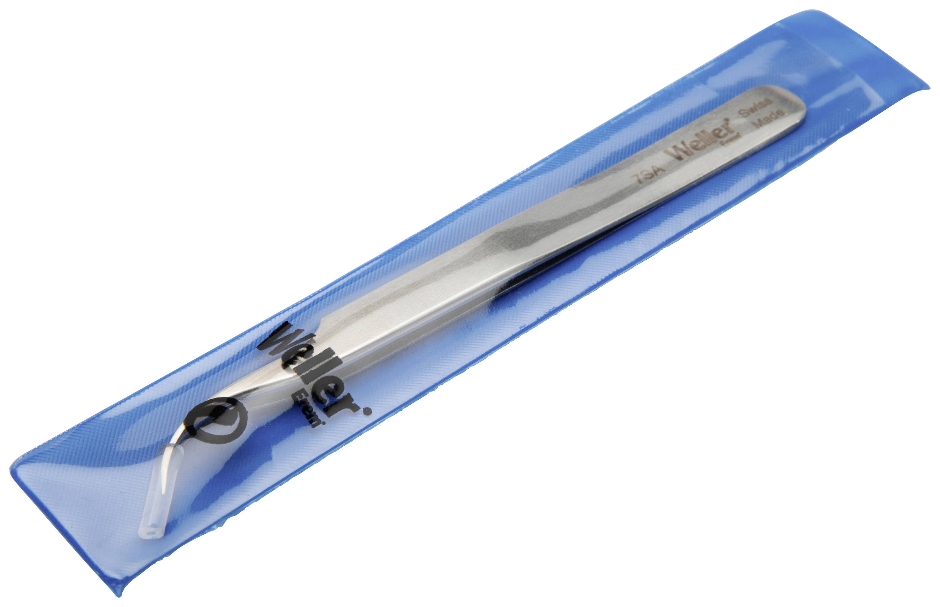 Weller Erem® 7SA Precision tweezers 1-piece Pointed, curved, fine 120 mm