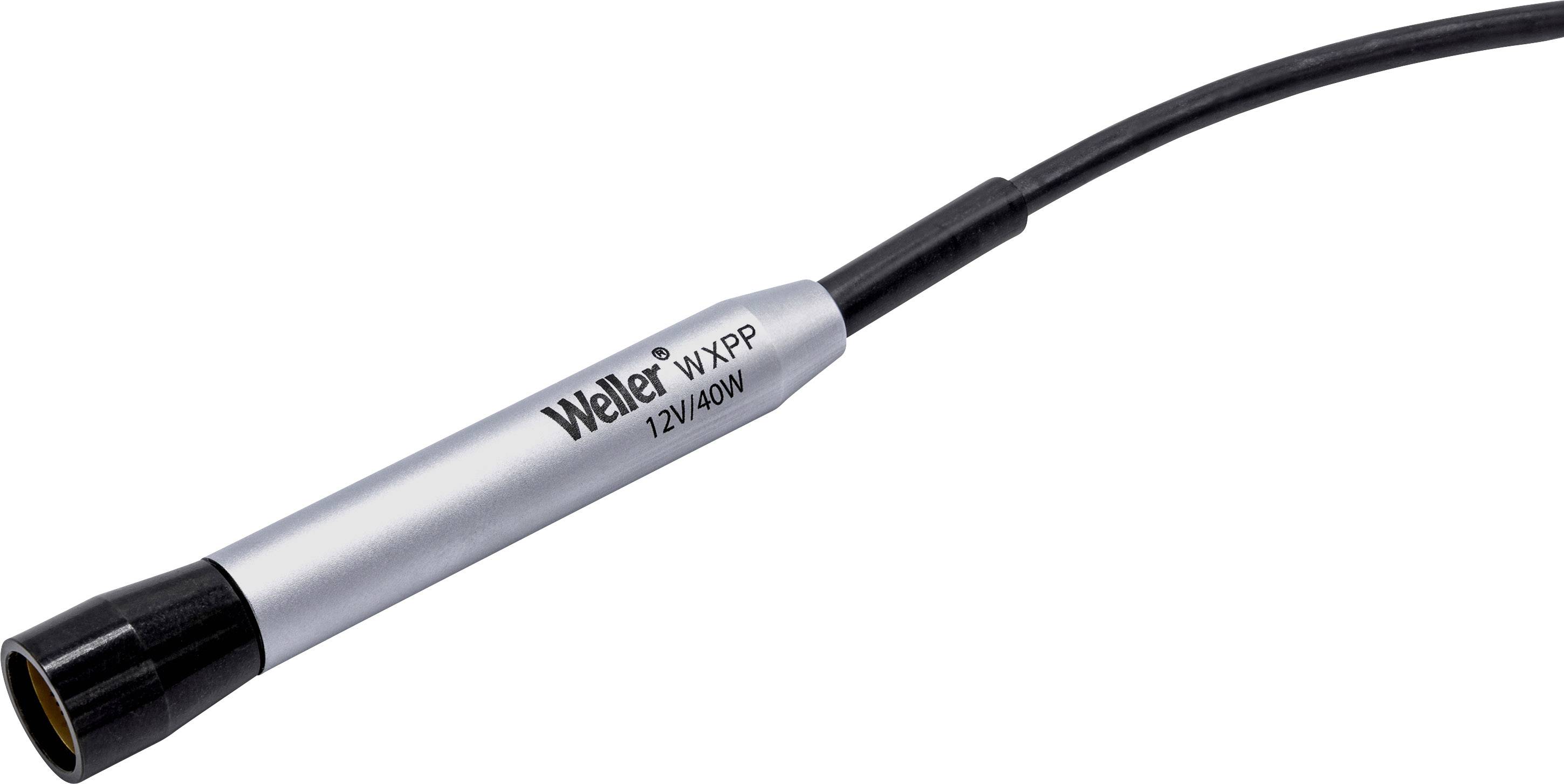 Weller soldering iron, model WXPP, with black cable; used for precision soldering in electronic repairs.