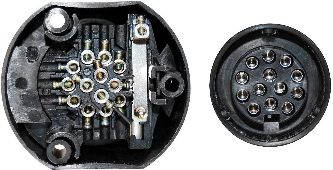 TFA Stecker 88005 Trailer socket [ - 13-pin socket] Plastic