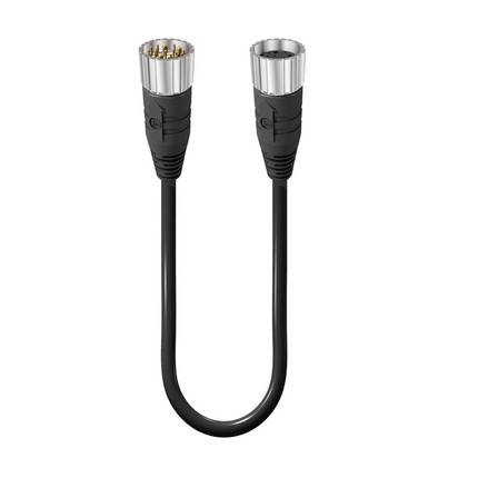 Lumberg Automation 61142 Sensor/actuator connector (pre-fab) M23 Connector, right angle 30.00 m No. of pins (RJ): 12 1 pc(s)