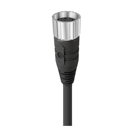 Lumberg Automation 60684 Sensor/actuator connector (pre-fab) M23 Connector, right angle 10.00 m No. of pins (RJ): 19 1 pc(s)