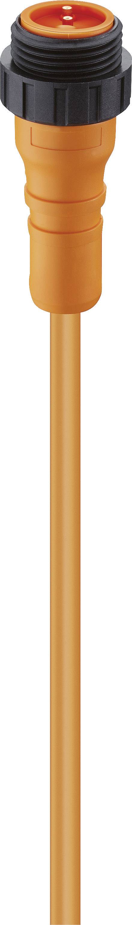 Lumberg Automation 11566 Sensor/actuator connector (pre-fab) 7/8" Plug, straight 2.00 m No. of pins (RJ): 2 1 pc(s)