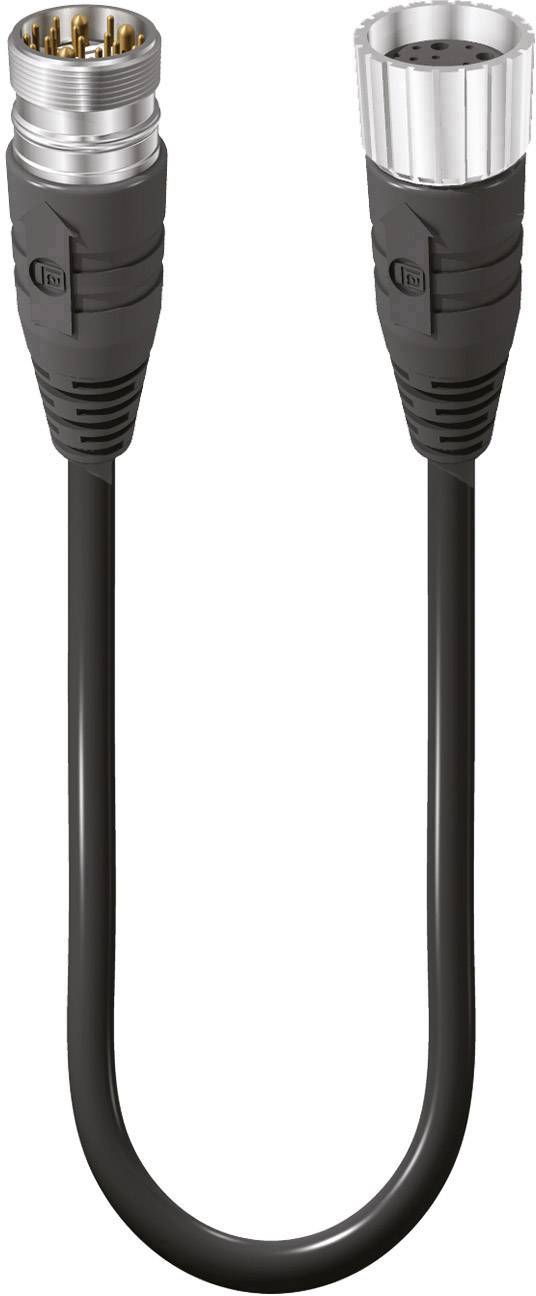 Lumberg Automation 14699 Sensor/actuator cable M23 Plug, straight, Connector, straight 1.00 m No. of pins (RJ): 12 1 pc(s)