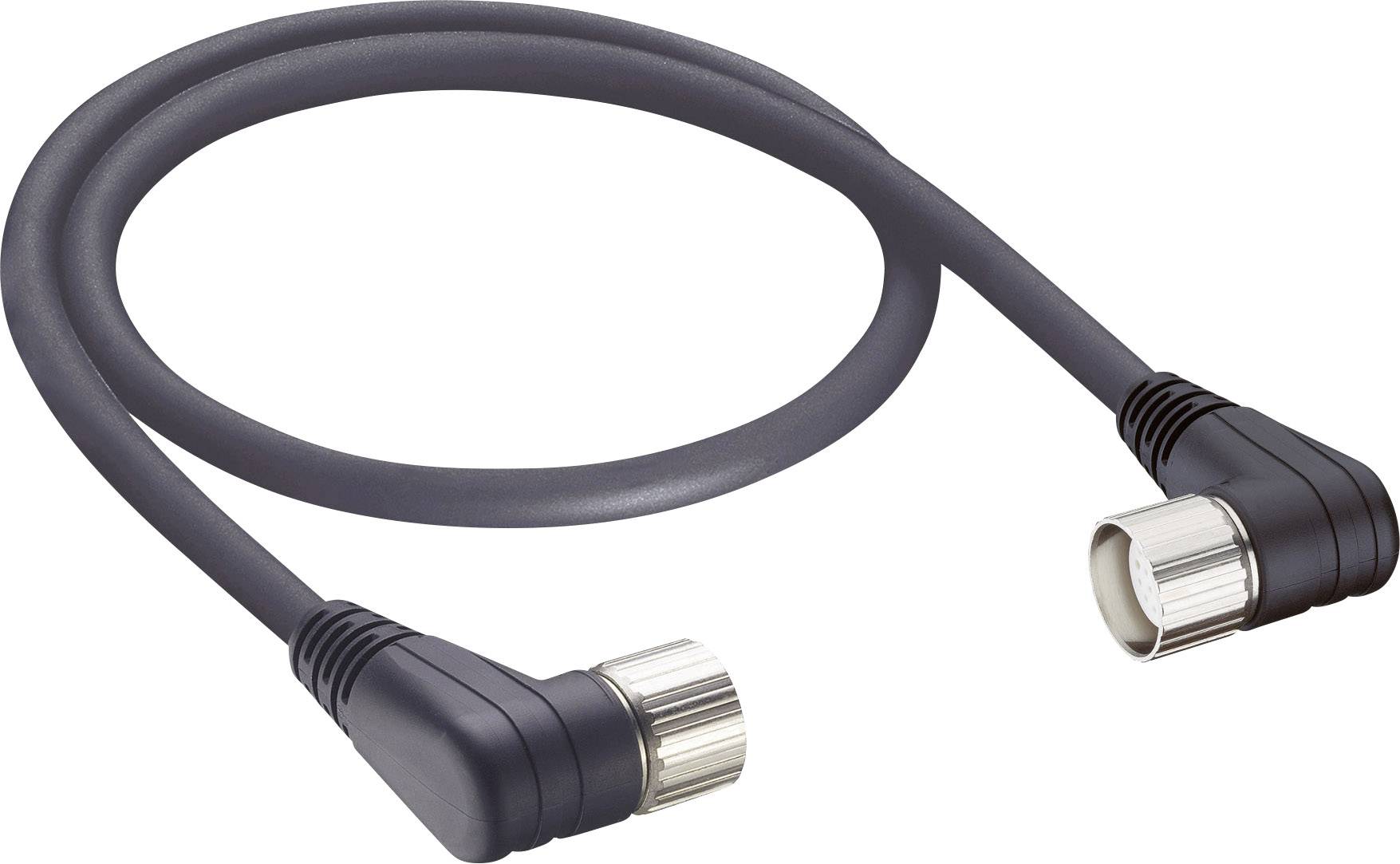 Lumberg Automation 1752 Sensor/actuator cable M23 Plug, right angle, Connector, right angle 10.00 m No. of pins (RJ): 19 1 pc(s)