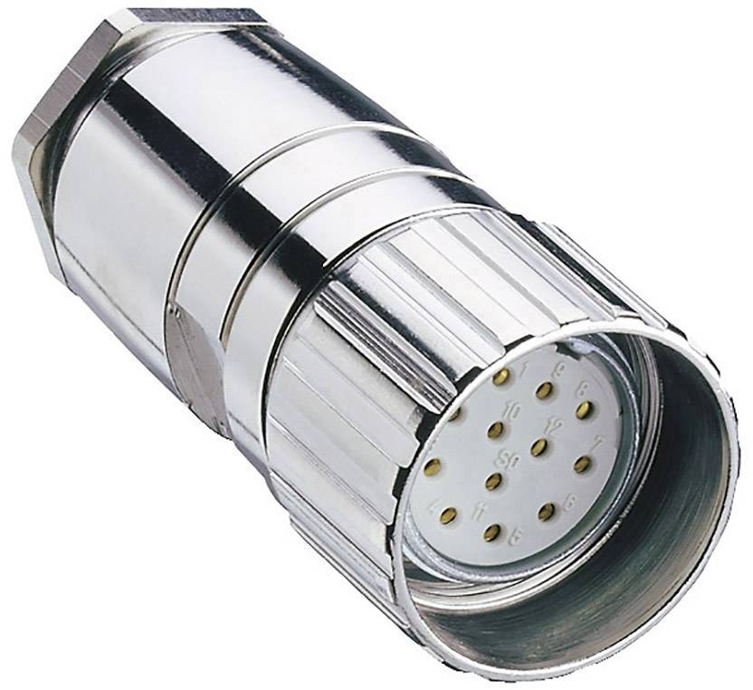 Lumberg Automation 2054-SR Sensor/actuator connector M23 Connector, straight No. of pins (RJ): 12 1 pc(s)