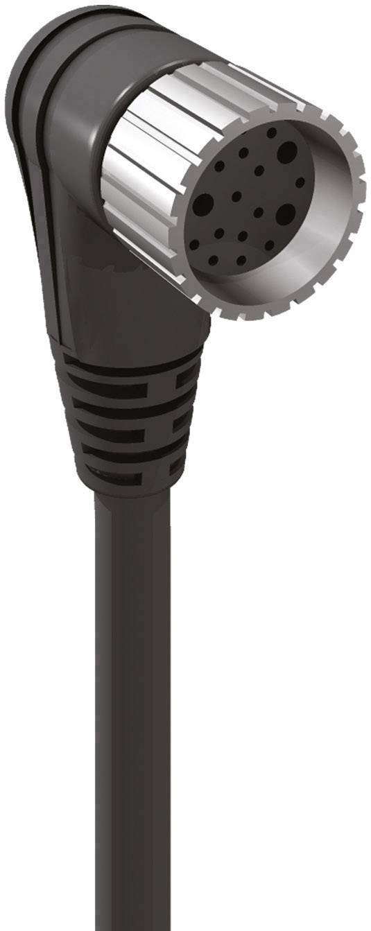 Lumberg Automation 60689 Sensor/actuator connector (pre-fab) M23 Connector, right angle 10.00 m No. of pins (RJ): 12 1 pc(s)