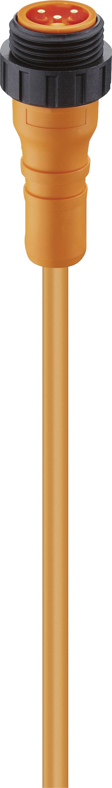 Lumberg Automation 11568 Sensor/actuator connector (pre-fab) 7/8" Plug, straight 2.00 m No. of pins (RJ): 2+PE 1 pc(s)