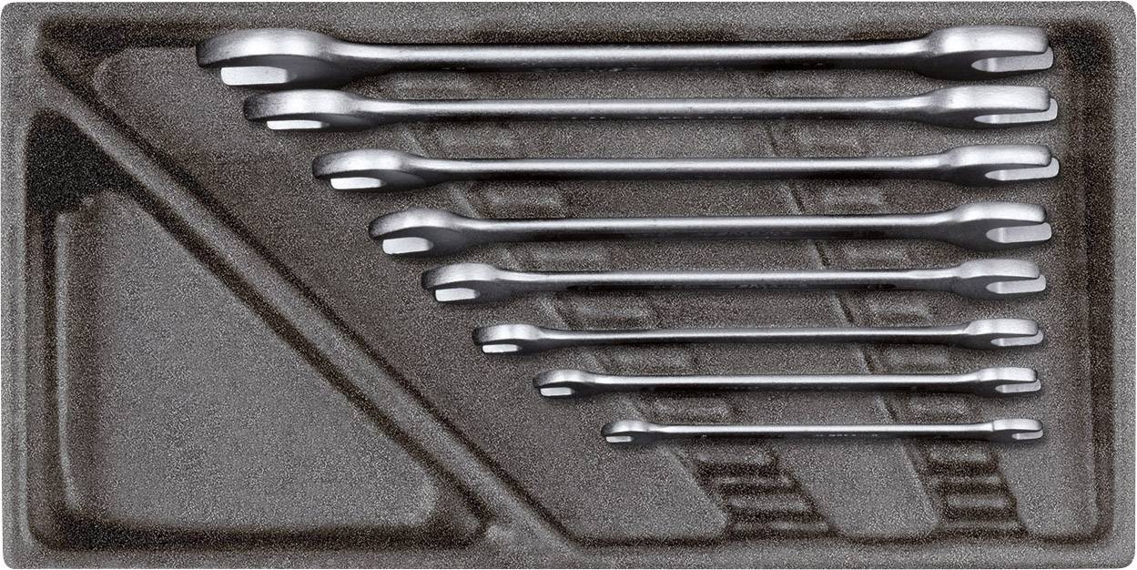 Gedore RED 3301698 R22150001 Double-ended open ring spanner set 8-piece Spanner size (metric) 6 - 22 mm