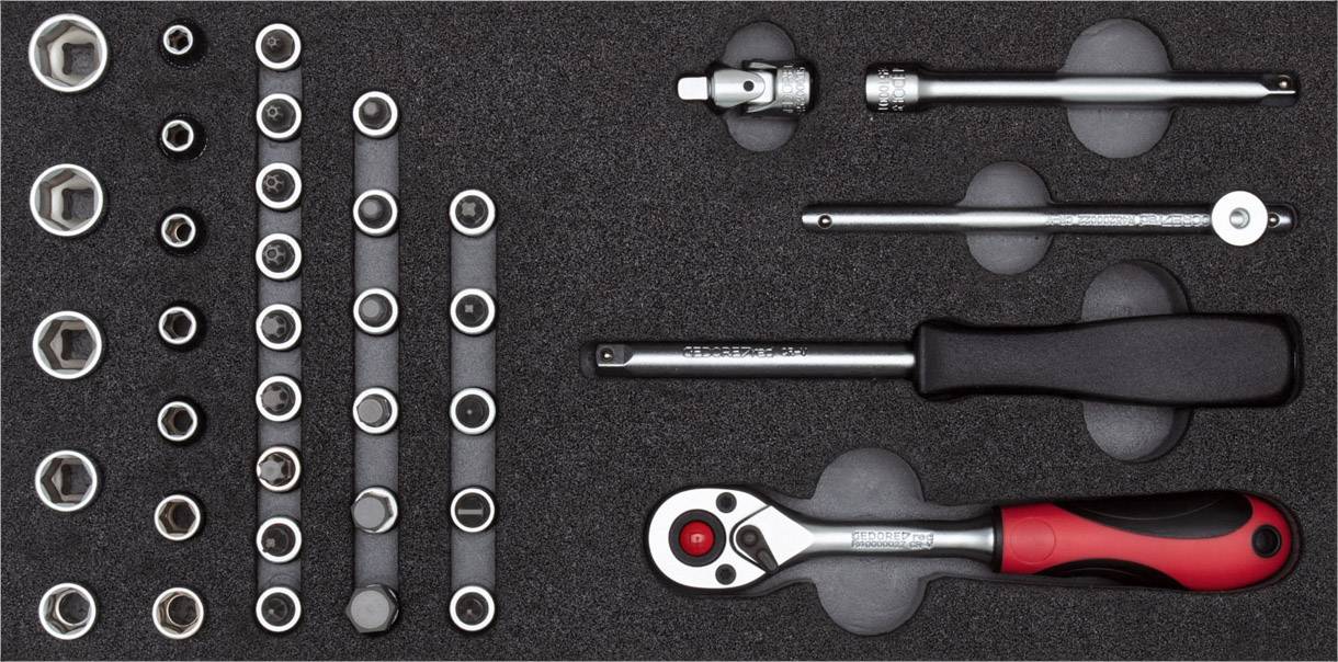 Gedore RED R22150006 Bit set 37-piece 3301705