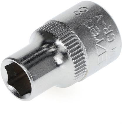 A silver knurled nut with a ridged handle, presumably suitable for use with spanners or ratchets.