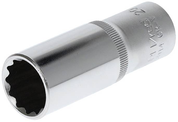 Silver-plated wing nut with twelve prongs, used for screw-related tasks.