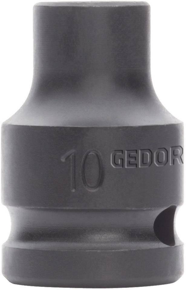 Black and grey hexagonal nut with the embossed number '10' and the inscription 'GEDOR' on the side.