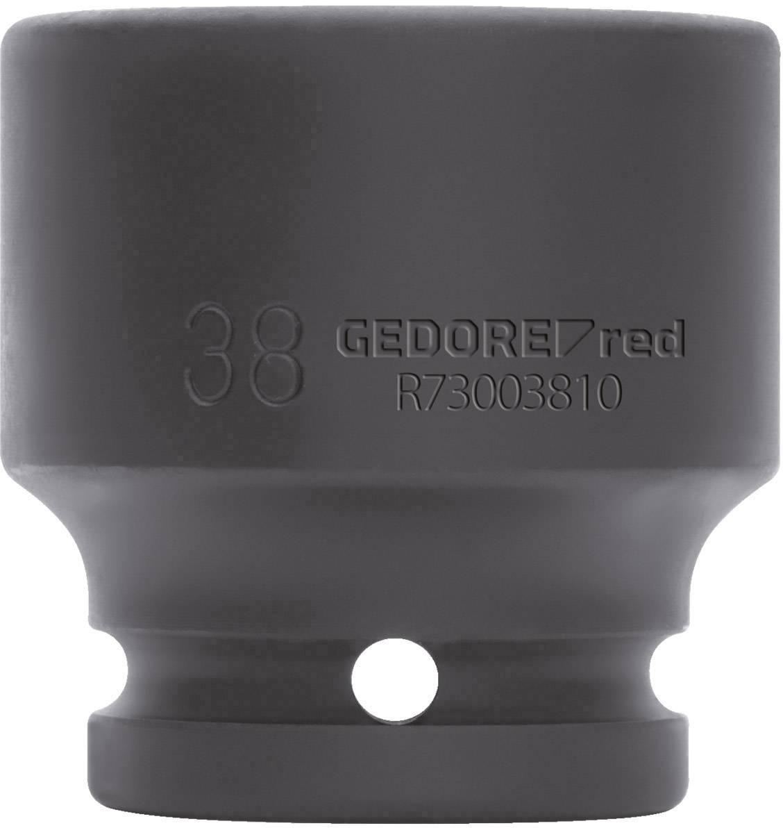 Black socket for tools, marked with '38 GEDORE red R73003810'.