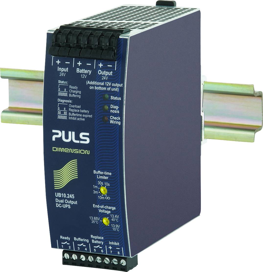 PULS UB10.245 Overvoltage/overcurrent protector 24 V 10 A 240 W No. of outputs:1 x Content 1 pc(s)