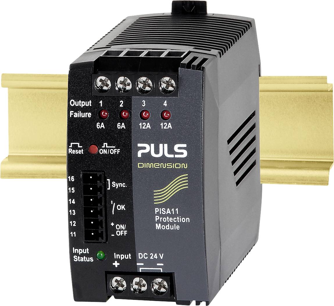 PULS PISA11.206212 Overvoltage/overcurrent protector No. of outputs: 4 x