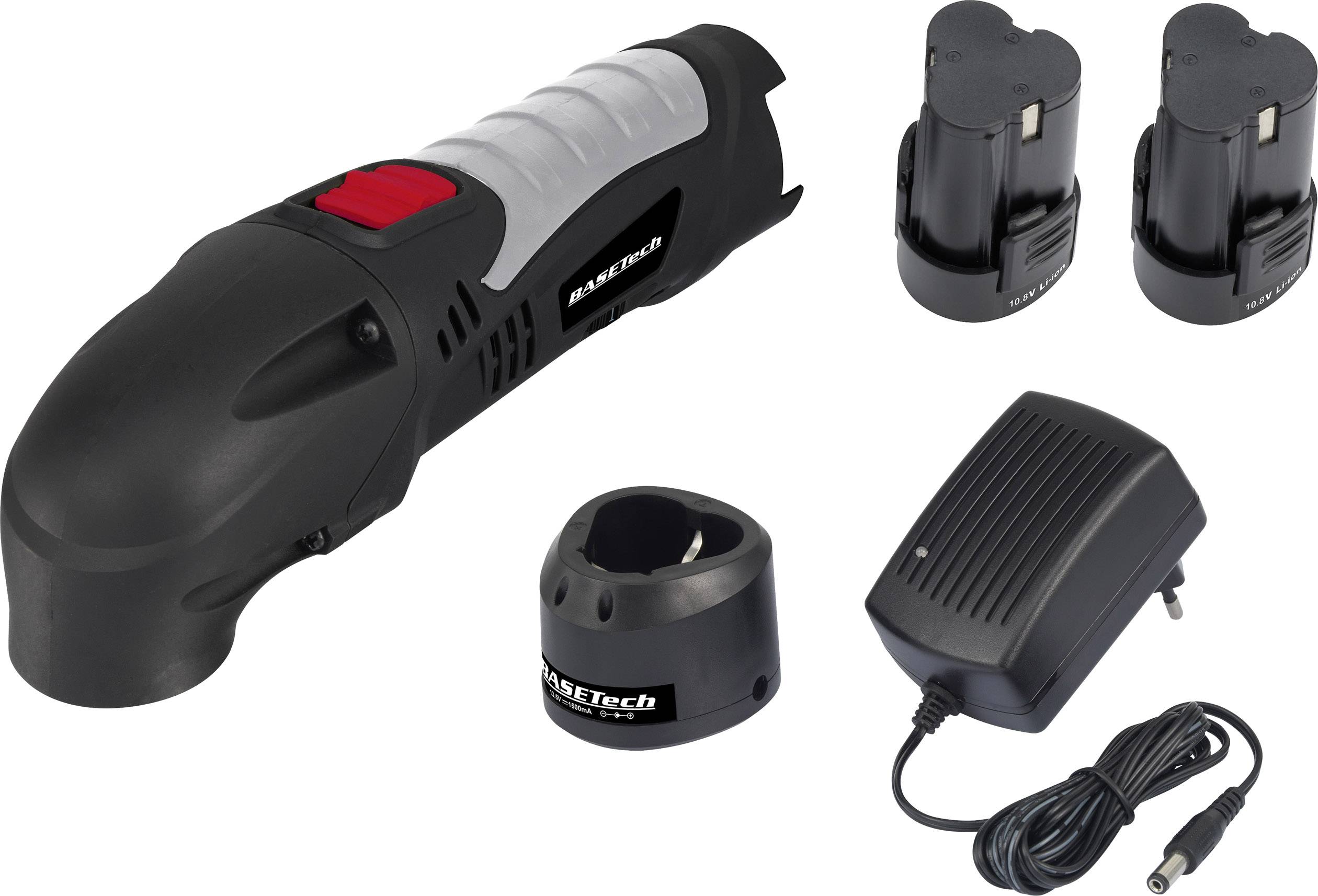 Basetech 2189405 Cordless multifunction tool incl. spare battery 10.8 V 1.5 Ah No. of power packs included 2
