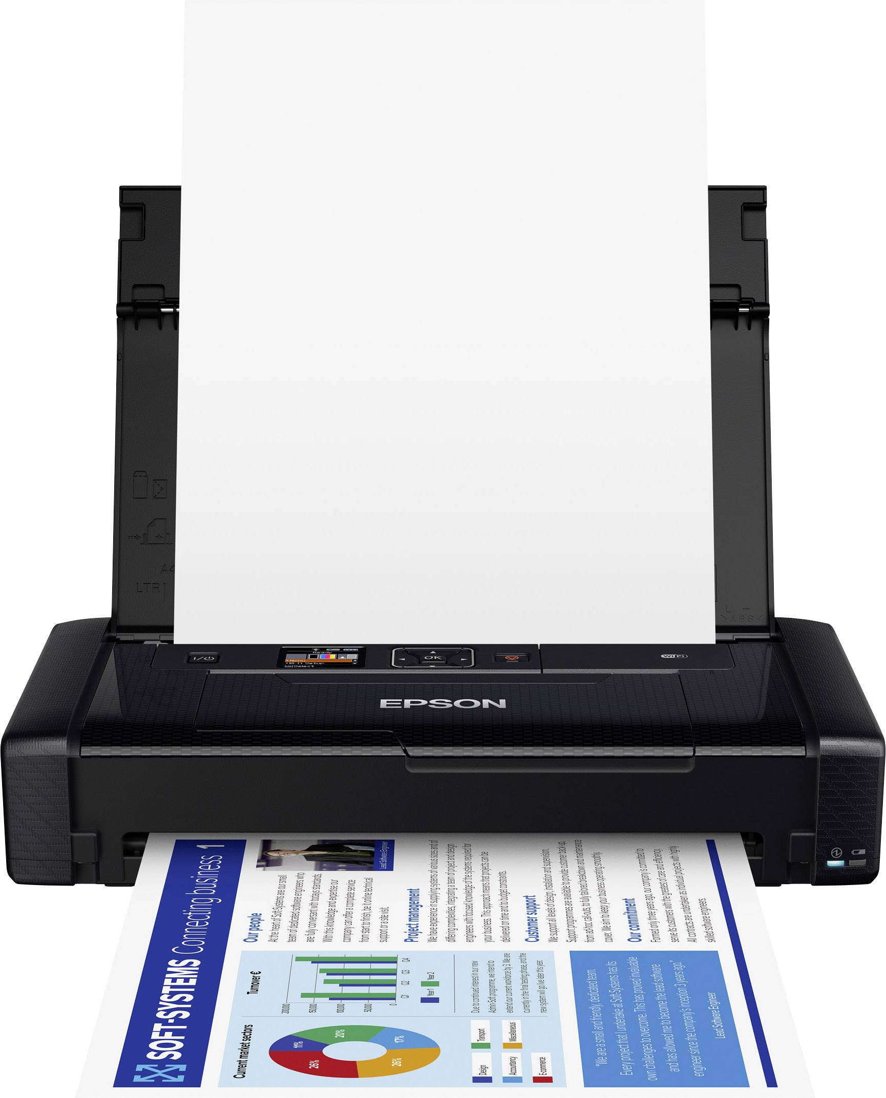 Epson Workforce WF-110W Inkjet printer Inkjet Colour A4 Printer Cordless, Wi-Fi