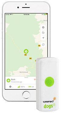 Weenect Dogs GPS tracker Pet tracker White