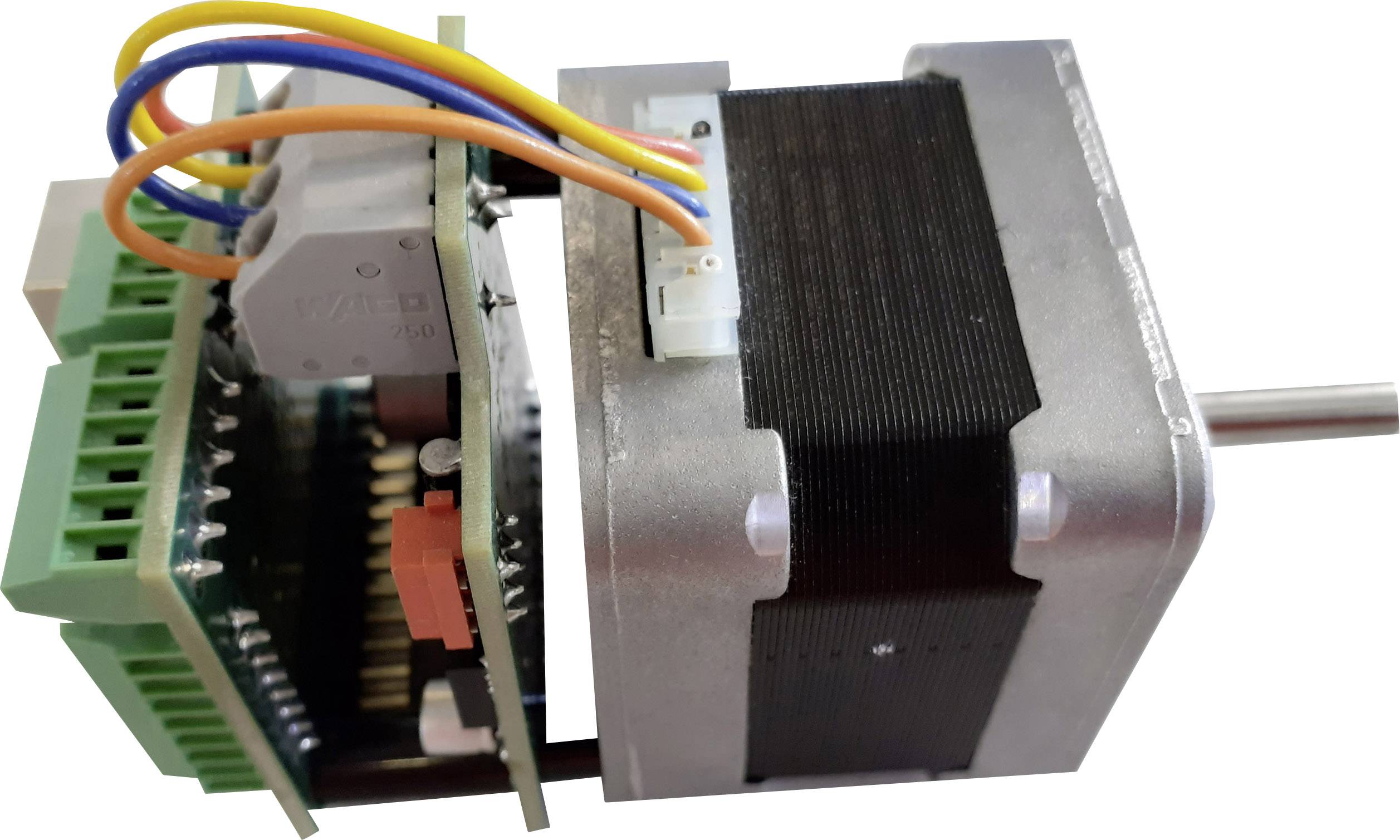 Emis Stepper motor + controller SMC-dMOT-42 SMC-dMOT-42 0.25 Nm 0.7 A 0.7 A Shaft diameter: 5 mm