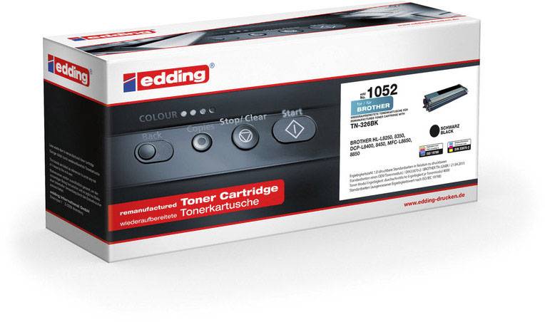 Edding Toner Compatible Black 4000 Sides EDD-1052 Brother TN-326BK 18-1052