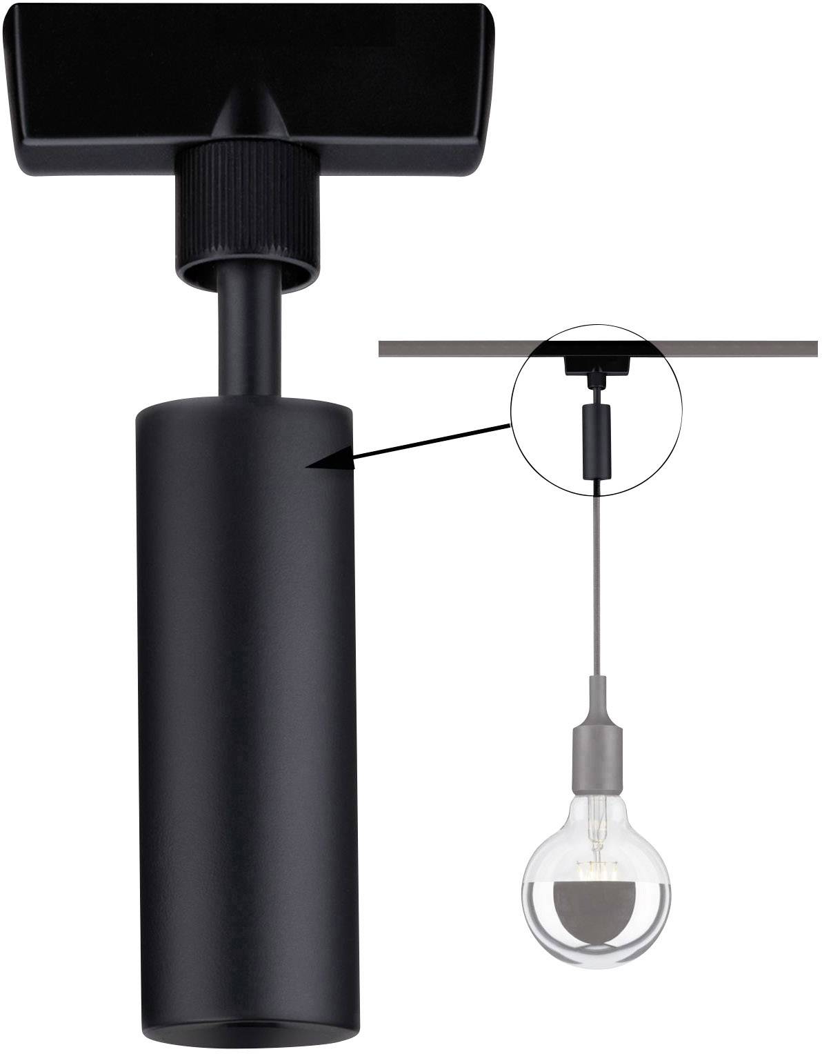 'Black Magnetic Ceiling Mount' shows how a lamp is attached to the room ceiling using a magnet.