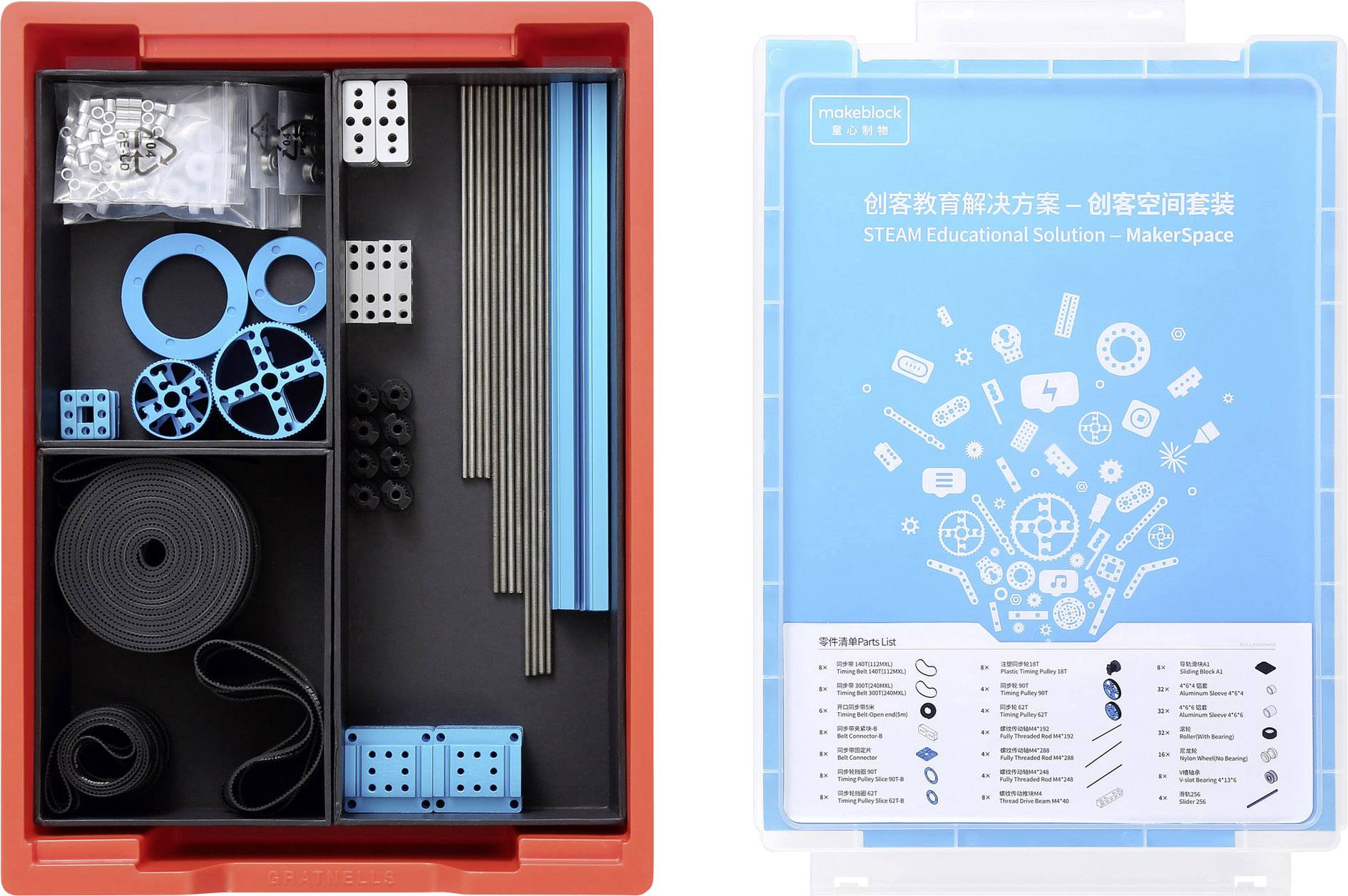 Makeblock MakerSpace Kits Accessories Expansion kit MakerSpace Basic Drive Parts 1