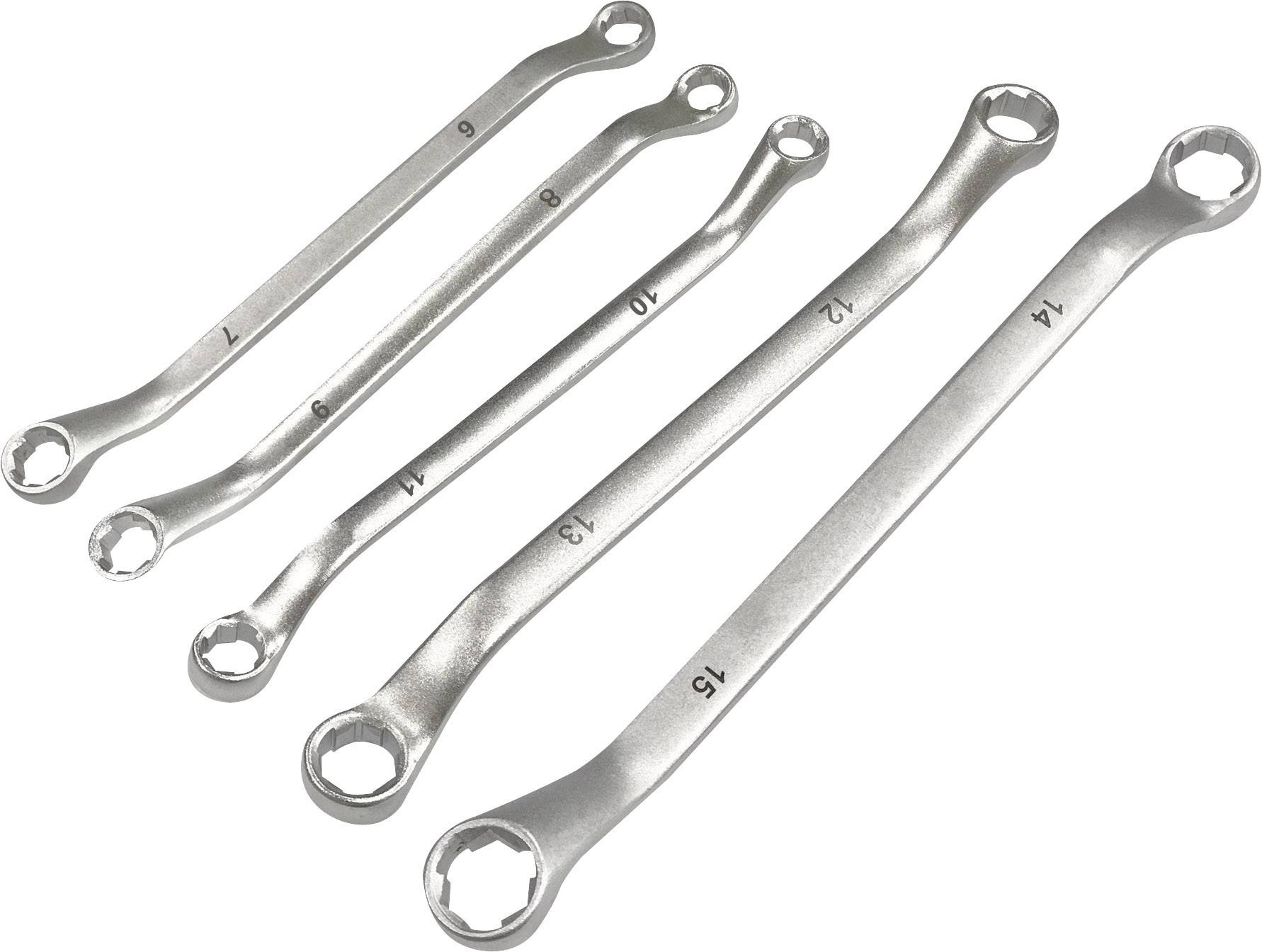 Kunzer 7SLS05 Double-ended box wrench set Spanner size (metric) 6 - 15 mm