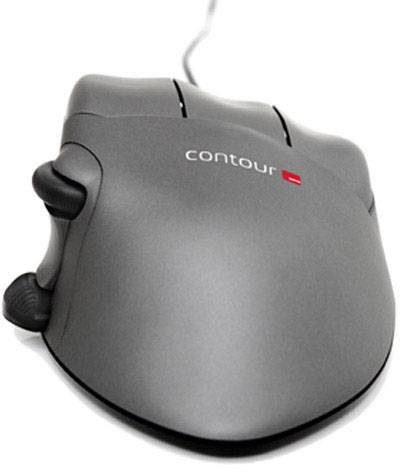 Contour Design Mouse M USB Mouse Optical Ergonomic Grey