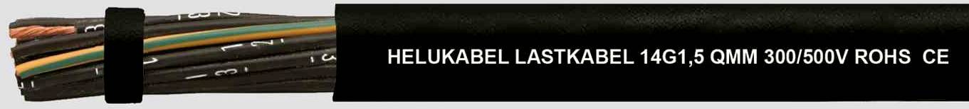 Helukabel 400145 Multicore cable 14 G 2.50 mm² Black 100 m