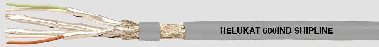 Helukabel 803382 Network cable CAT 7 S/FTP 4 x 2 x 0.23 mm² Grey 100 m