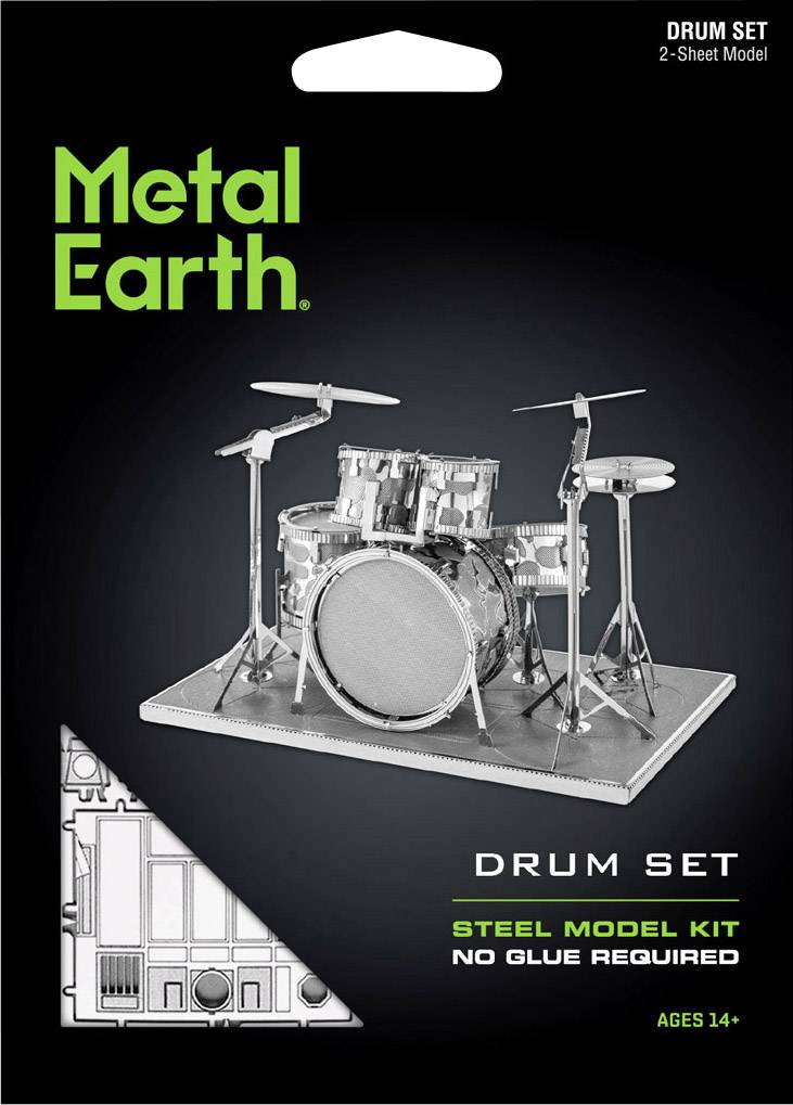 Metal Earth Drum Set Model kit