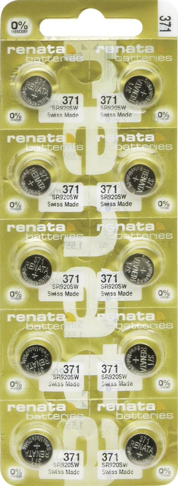 Renata Button cell SR69, SR921 10 pc(s) 40 mAh