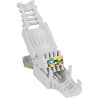 INTELLINET RJ45-plug without tools RJ45-modular plug no crimping tool is needed 790482 Colour coding, Bend relief, Crimp contact INTELLINET RJ45-plug without tools RJ45-modular plug no crimping tool is needed 790482 Colour coding, Bend relief, Crimp contact