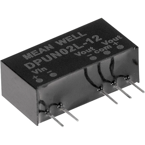 Mean Well DPUN02M-15 DC/DC converter +15 V DC, -15 V DC 67 mA 2 W No. of outputs: 2 x Content 1 pc(s) Mean Well DPUN02M-15 DC/DC converter +15 V DC, -15 V DC 67 mA 2 W No. of outputs: 2 x Content 1 pc(s)