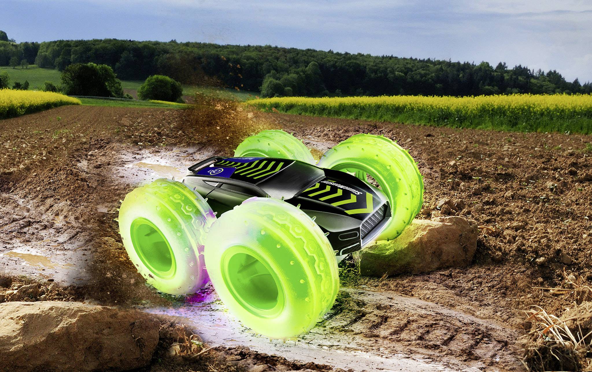 Revell Control 23509 Stunt Monster Mini 1080 RC model car for beginners Electric Road version